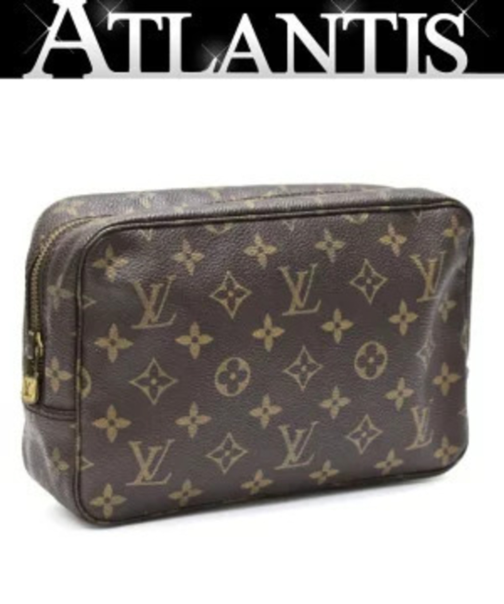 Louis Vuitton Troussard Toilette Cosmetic Pouch Clutch Monogram